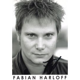 Autogramm Schauspieler | Fabian HARLOFF | 2000er (Portrait SW) Kamlah