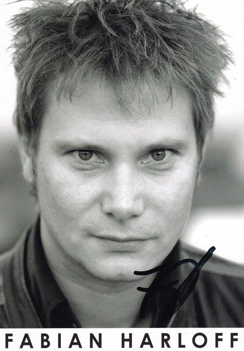 Autogramm Schauspieler | Fabian HARLOFF | 2000er (Portrait SW) Kamlah