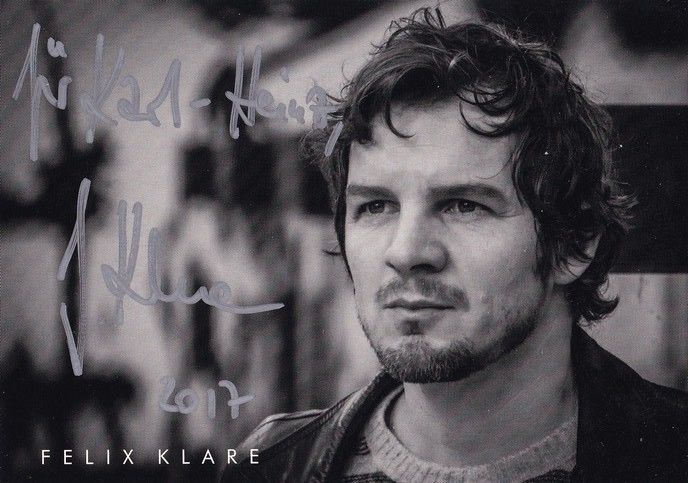 Autogramm Schauspieler | Felix KLARE | 2010er (Portrait SW) Zweygarth