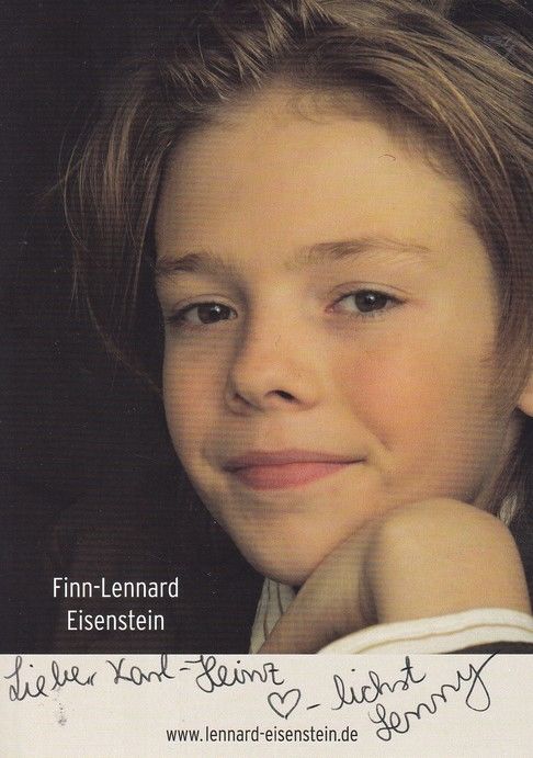 Autogramm Schauspieler | Finn-Lennard EISENSTEIN | 2000er (Portrait Color) Kinderstar