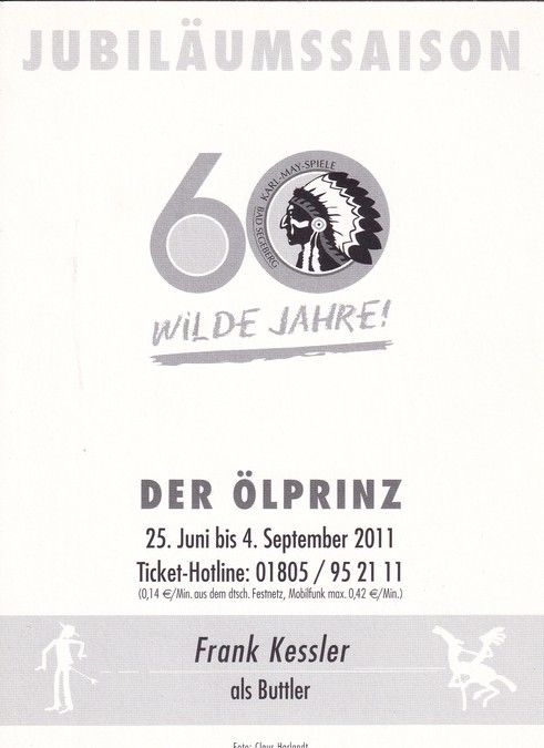 Autogramm Schauspieler | Frank KESSLER | 2011 (Portrait Color) Karl May