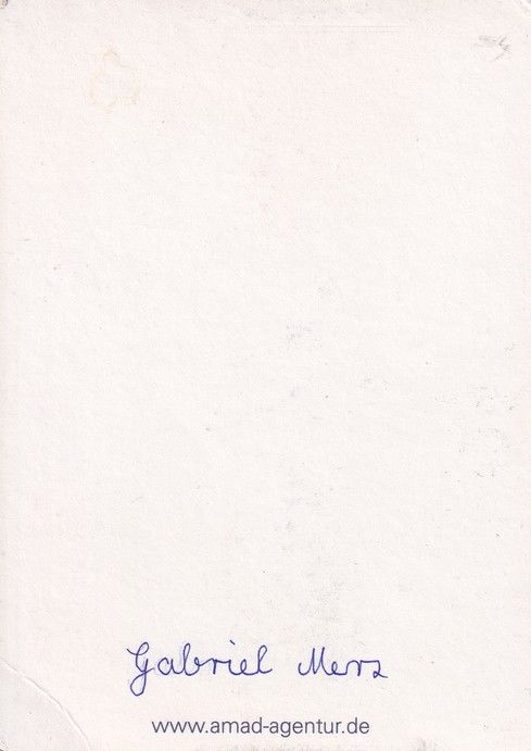 Autogramm Schauspieler | Gabriel MERZ | 2010er (Portrait Color) Amad