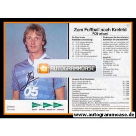 Autogramm Fussball | KFC Uerdingen 05 | 1985 | Dietmar JANSSEN