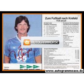 Autogramm Fussball | KFC Uerdingen 05 | 1985 | Dietmar KLINGER