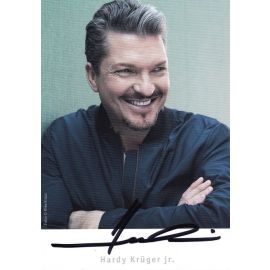 Autogramm Schauspieler | Hardy KRÜGER jr. | 2018 (Portrait Color) Giger
