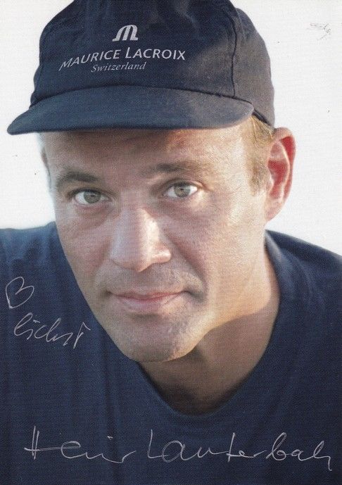 Autogramm Schauspieler | Heiner LAUTERBACH | 1990er (Portrait Color) Lacroix