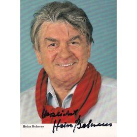 Autogramm Schauspieler | Heinz BEHRENS | 1990er (Portrait Color Rüdel) Schröder