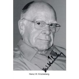 Autogramm Schauspieler | Heinz W. KRÜCKEBERG | 2000er (Portrait SW) Zentralbüro