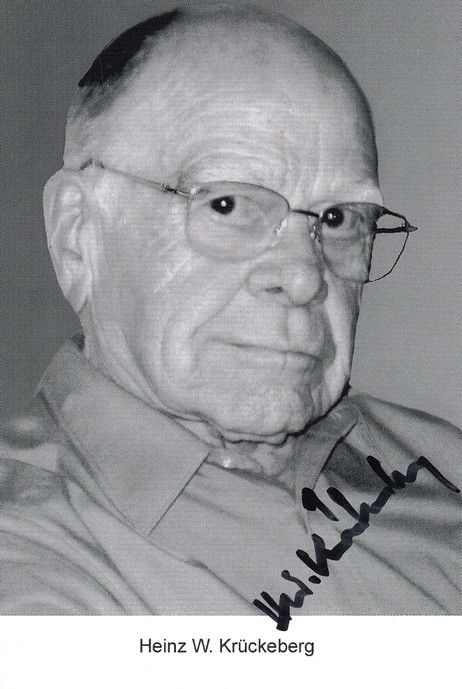Autogramm Schauspieler | Heinz W. KRÜCKEBERG | 2000er (Portrait SW) Zentralbüro