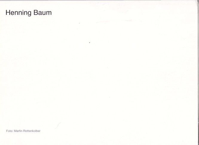 Autogramm Schauspieler | Henning BAUM | 2010er (Portrait Color) Rottenkolber 1
