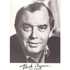 Autogramm Schauspieler | Horst BERGMANN | 1990er (Portrait SW Rüdel) Zemann