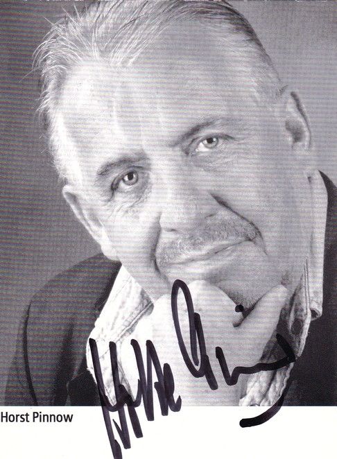 Autogramm Schauspieler | Horst PINNOW | 2004 (Portrait SW) Jedermann