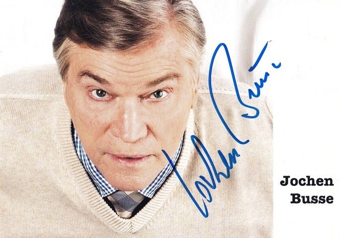 Autogramm Schauspieler | Jochen BUSSE | 2000er (Portrait Color) Zacher