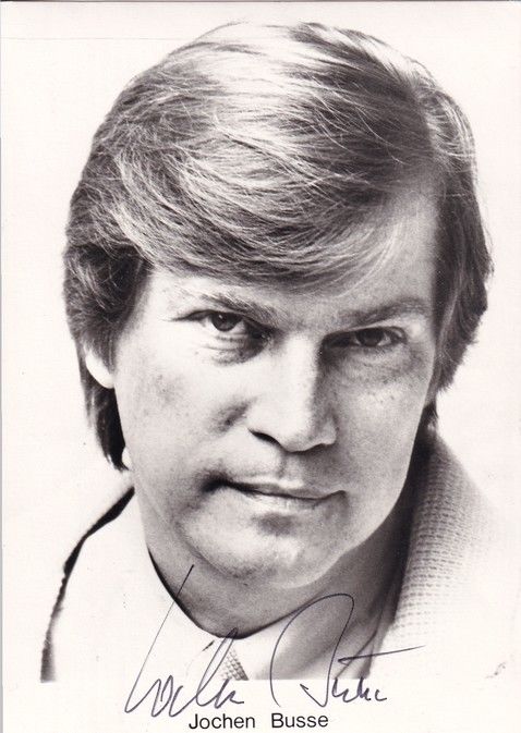 Autogramm Schauspieler | Jochen BUSSE | 1980er (Portrait SW Rüdel) Knoke