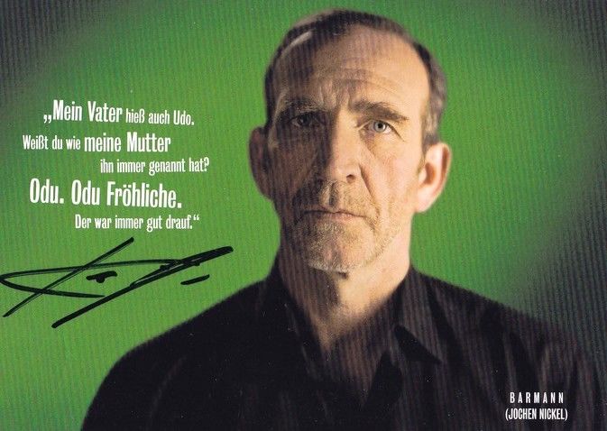 Autogramm Film | Jochen NICKEL | 2014 (Portrait Color) "Bocksprünge"