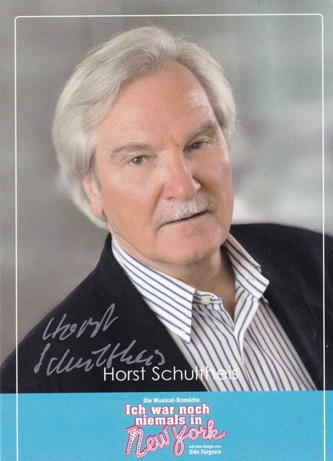 Autogramm Musical | Horst SCHULTHEIS | 2000er "New York"