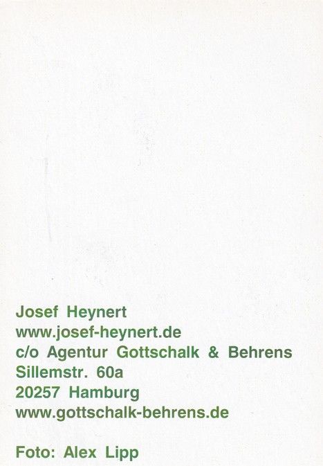 Autogramm Schauspieler | Josef HEYNERT | 2000er (Portrait SW) Lipp
