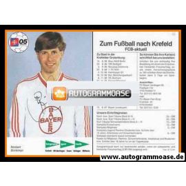 Autogramm Fussball | KFC Uerdingen 05 | 1986 | Norbert BRINKMANN