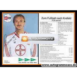 Autogramm Fussball | KFC Uerdingen 05 | 1986 | Werner BUTTGEREIT