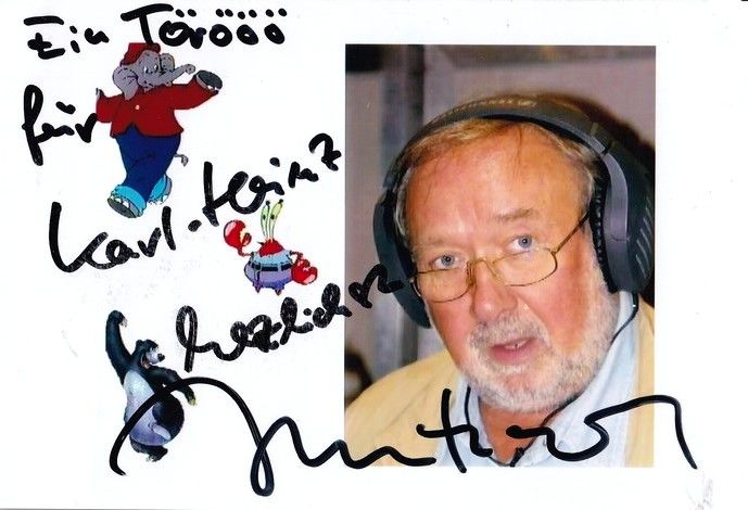 Autogramm Schauspieler | Jürgen KLUCKERT | 2000er Foto (Portrait Color) Benjamin Blümchen 2