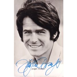 Autogramm Schauspieler | Jürgen DRAEGER | 1970er (Portrait SW Rüdel) Pietrangeli _