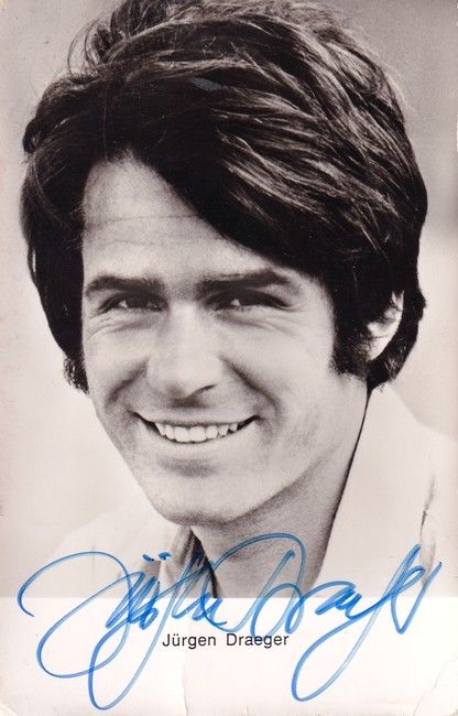 Autogramm Schauspieler | Jürgen DRAEGER | 1970er (Portrait SW Rüdel) Pietrangeli _