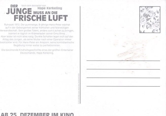 Autogramm Film | Julius WECKAUF | 2018 "Junge Frische Luft" KINDERSTAR