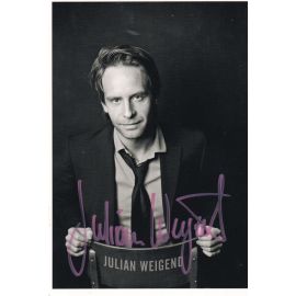 Autogramm Schauspieler | Julian WEIGEND | 2010er (Portrait SW) Schnauss