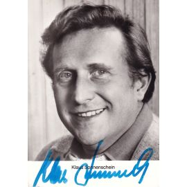 Autogramm Schauspieler | Klaus SONNENSCHEIN | 1990er (Portrait SW) Theaterclub 1