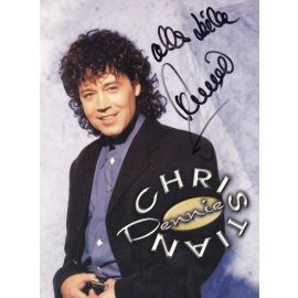 Autogramm Schlager | Dennie CHRISTIAN | 1990er (Portrait Color)
