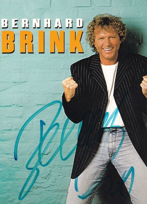 Autogramm Schlager | Bernhard BRINK | 1998 "Alles Auf Sieg" (Portrait Color Koch)