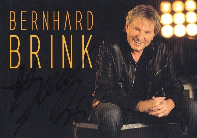 Autogramm Schlager | Bernhard BRINK | 2016 "Unendlich" (Portrait Color Ariola)