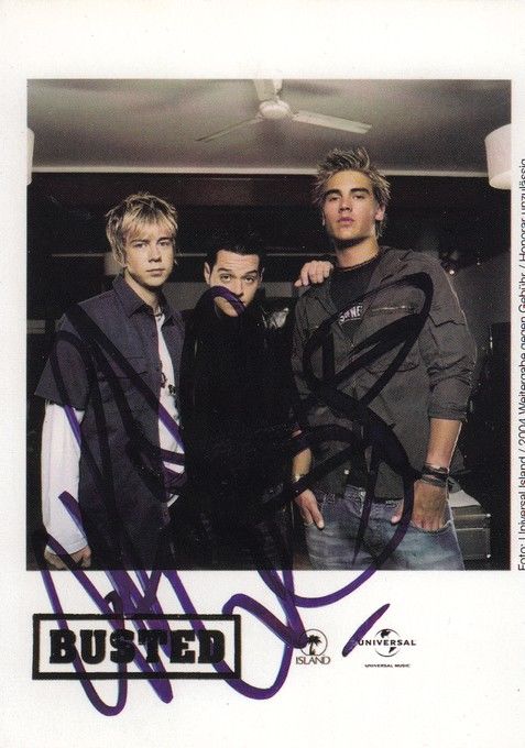 Autogramme Pop (UK) | BUSTED | 2003 "Present For Everyone" (Universal)