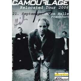 Autogramme Pop | CAMOUFLAGE | 2006 "Relocated" Tour (Gruppenbild SW)