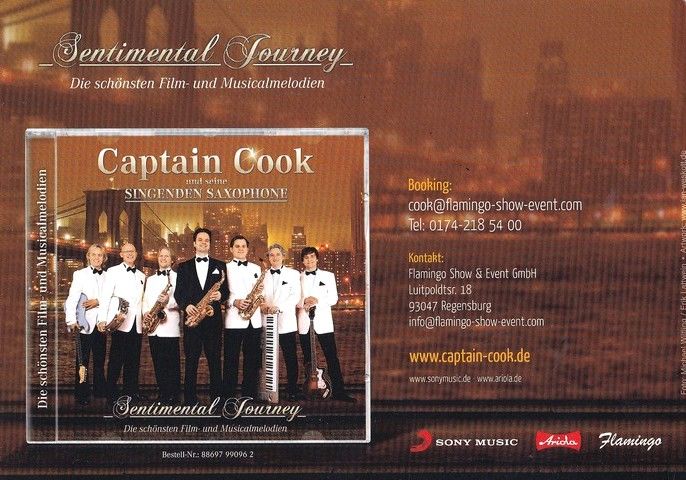 Autogramme Schlager | CAPTAIN COOK | 2012 "Sentimental Journey" (Sony)