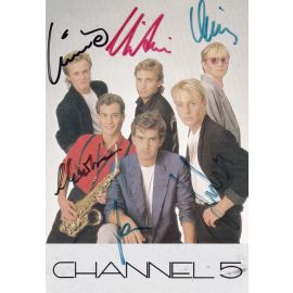 Autogramme Pop | CHANNEL 5 | 1985 "Colour Of A Moment" (Gruppenbild Color) Polydor