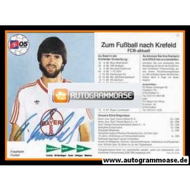 Autogramm Fussball | KFC Uerdingen 05 | 1986 | Friedhelm FUNKEL