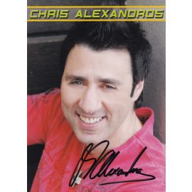 Autogramm Schlager | Chris ALEXANDROS | 2010er (Portrait Color) SAM