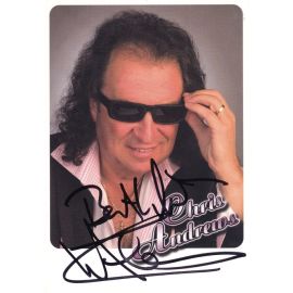 Autogramm Pop | Chris ANDREWS | 2011 "Fifty Fifty - 50 Years On Stage" (Portrait Color)