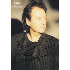 Autogramm Pop | Chris ANDREWS | 1990er (Portrait Color)