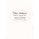 Autogramm Pop | Chris ANDREWS | 1990er (Portrait Color)