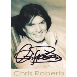 Autogramm Schlager | Chris ROBERTS | 2000er (Portrait SW) Website