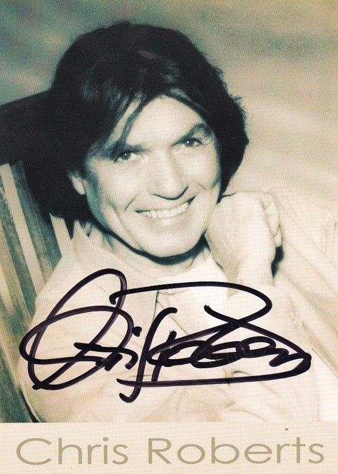 Autogramm Schlager | Chris ROBERTS | 2000er (Portrait SW) Website