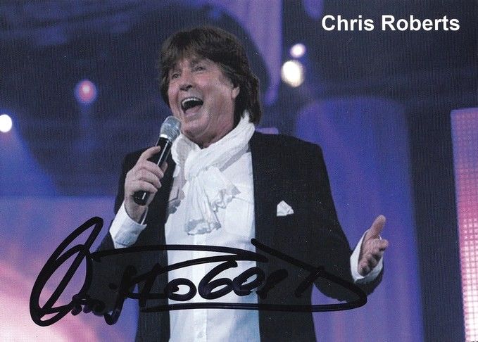 Autogramm Schlager | Chris ROBERTS | 2010er (Konzert Color)