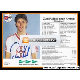 Autogramm Fussball | KFC Uerdingen 05 | 1986 | Wolfgang FUNKEL