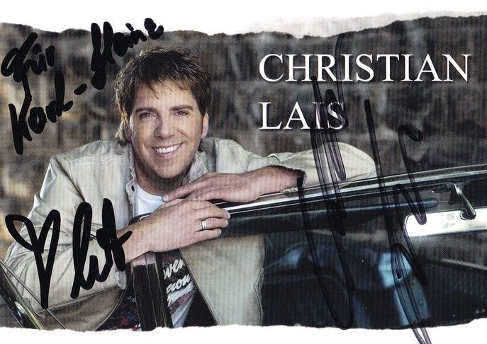 Autogramm Schlager | Christian LAIS | 2008 (Portrait Color Blaue Zone)