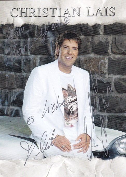 Autogramm Schlager | Christian LAIS | 2008 "Mein Weg" (Portrait Color Ariola)