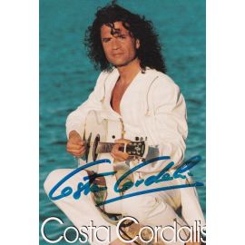Autogramm Schlager | Costa CORDALIS | 1995 "Die Cordalis-Saga" (Portrait Color)