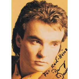 Autogramm Schlager | Danny DAVIS | 1991 "Auf Der Strasse Der Sehnsucht" (Global)