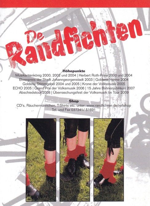 Autogramme Volksmusik | DE RANDFICHTEN | 2009 (Portrait Color) Abschied